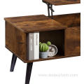 Center Table with Hidden Compartment Lift Up